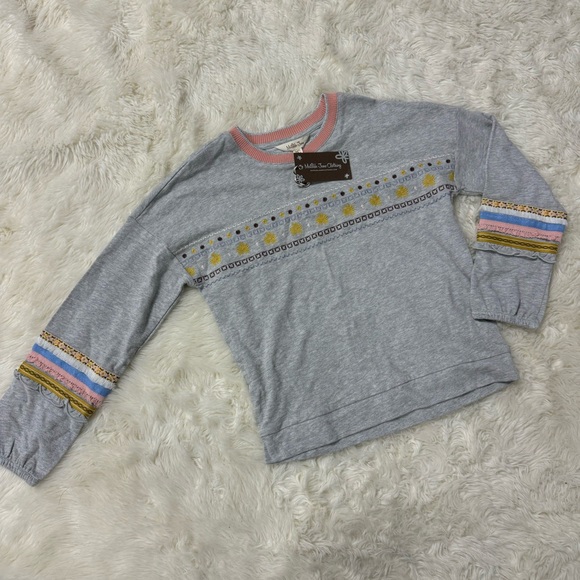 NWT Matilda Jane Just Imagine Glittery French Terry Top - Picture 1 of 7